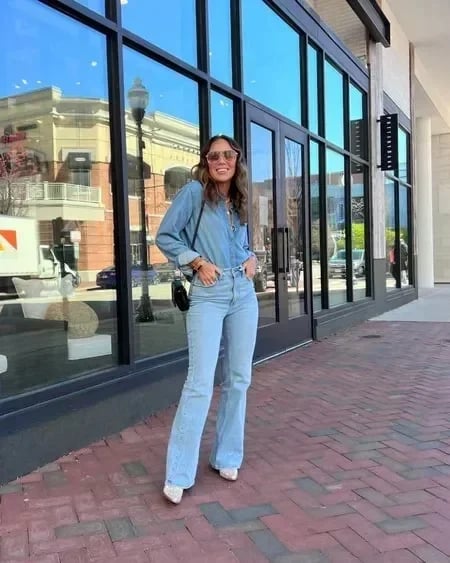 Cerise | Ultra High-Waist Stretch Flare Jeans
