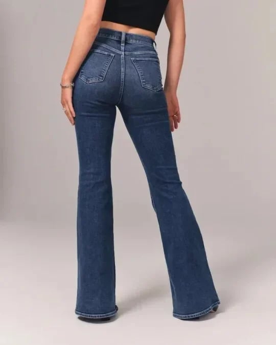 Cerise | Ultra High-Waist Stretch Flare Jeans
