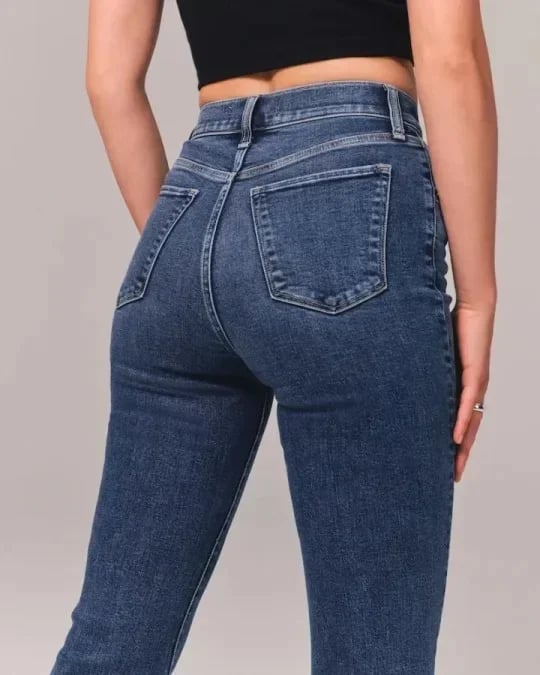Cerise | Ultra High-Waist Stretch Flare Jeans