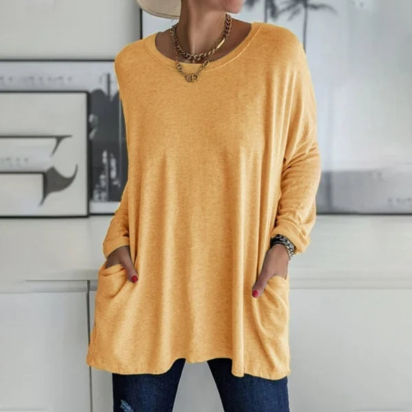 Aluna | Relaxed Long Sleeve Top