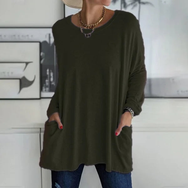 Aluna | Relaxed Long Sleeve Top