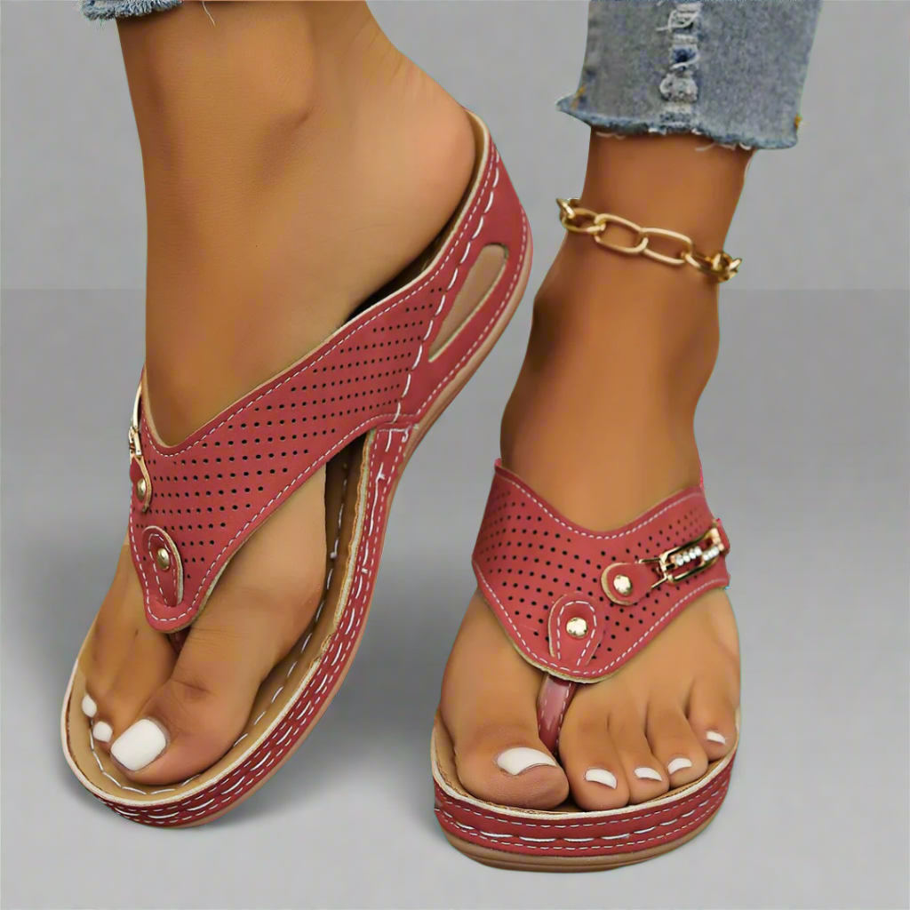 Mira | Retro Sandals with Arch Support
