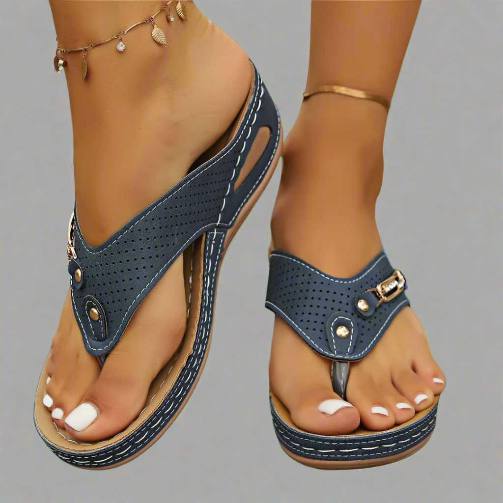 Mira | Retro Sandals with Arch Support