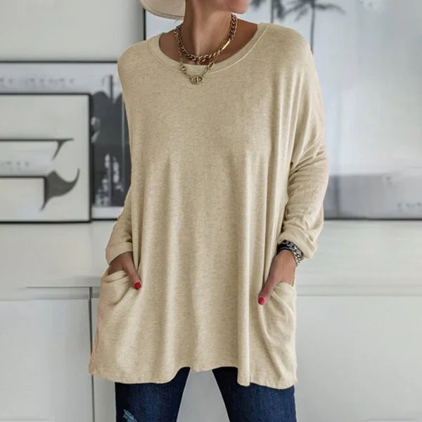 Aluna | Relaxed Long Sleeve Top