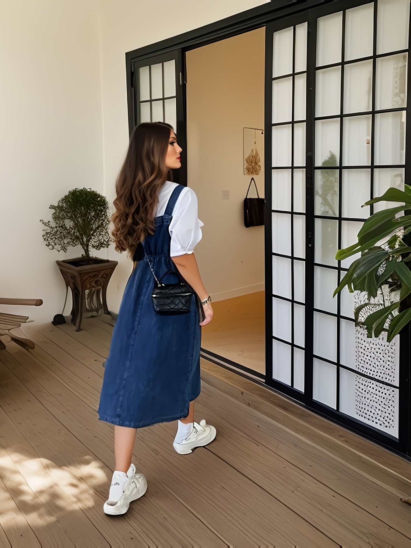 Solene | Chic & Stylish Denim Maxi Dress