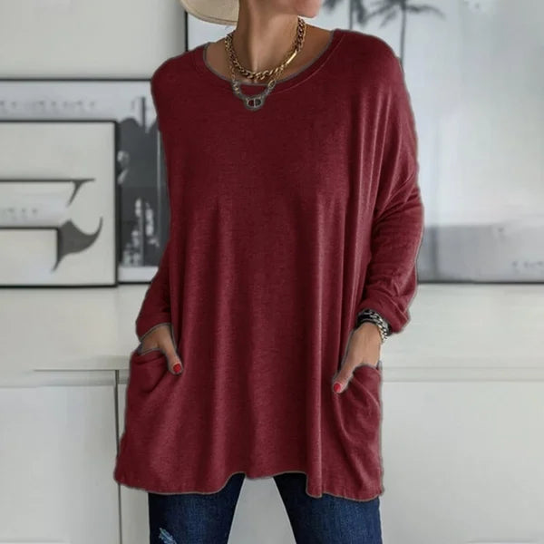 Aluna | Relaxed Long Sleeve Top