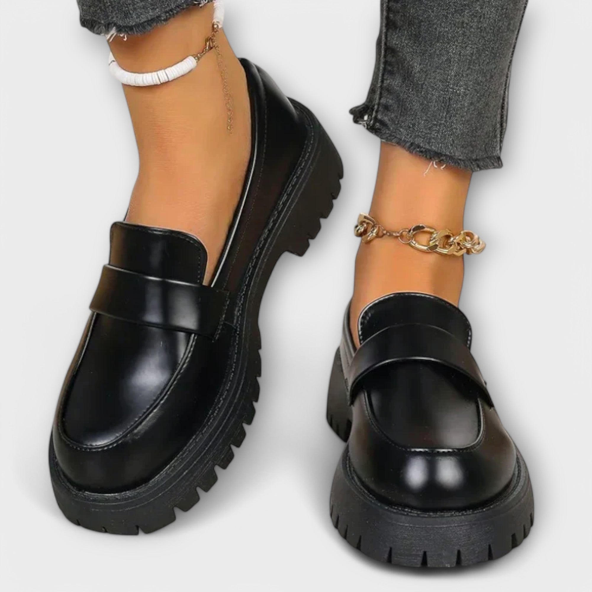 Women's Orthopedic Moccasins with Wedge Heels