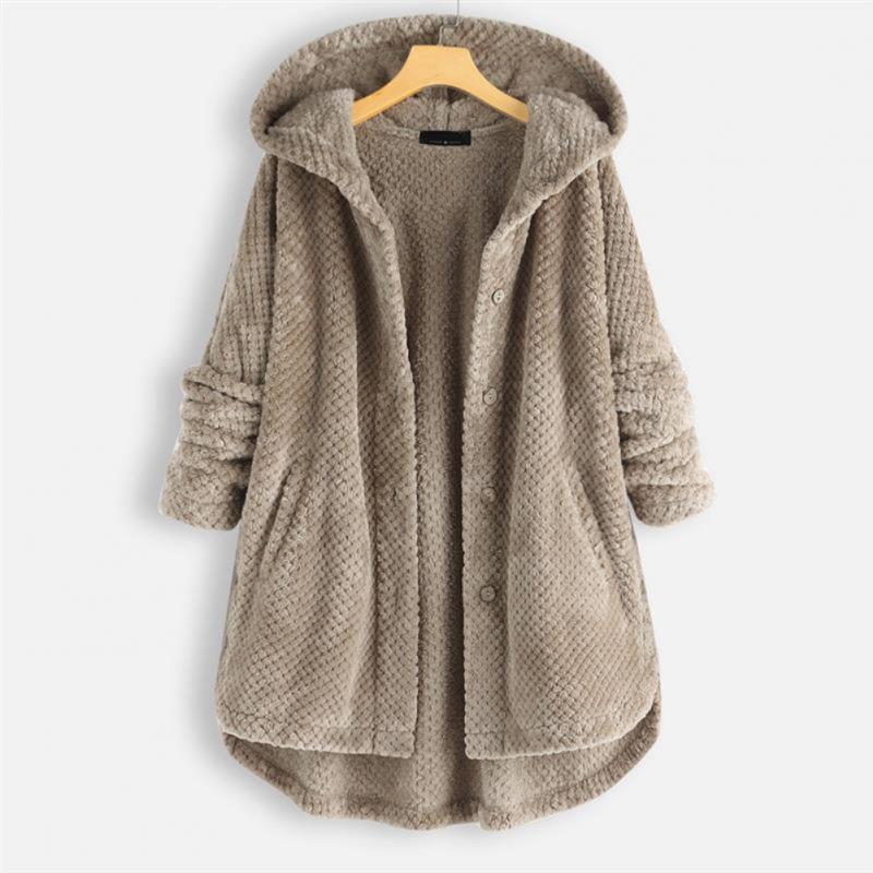 Janet - Ribbed Hooded Cardigan