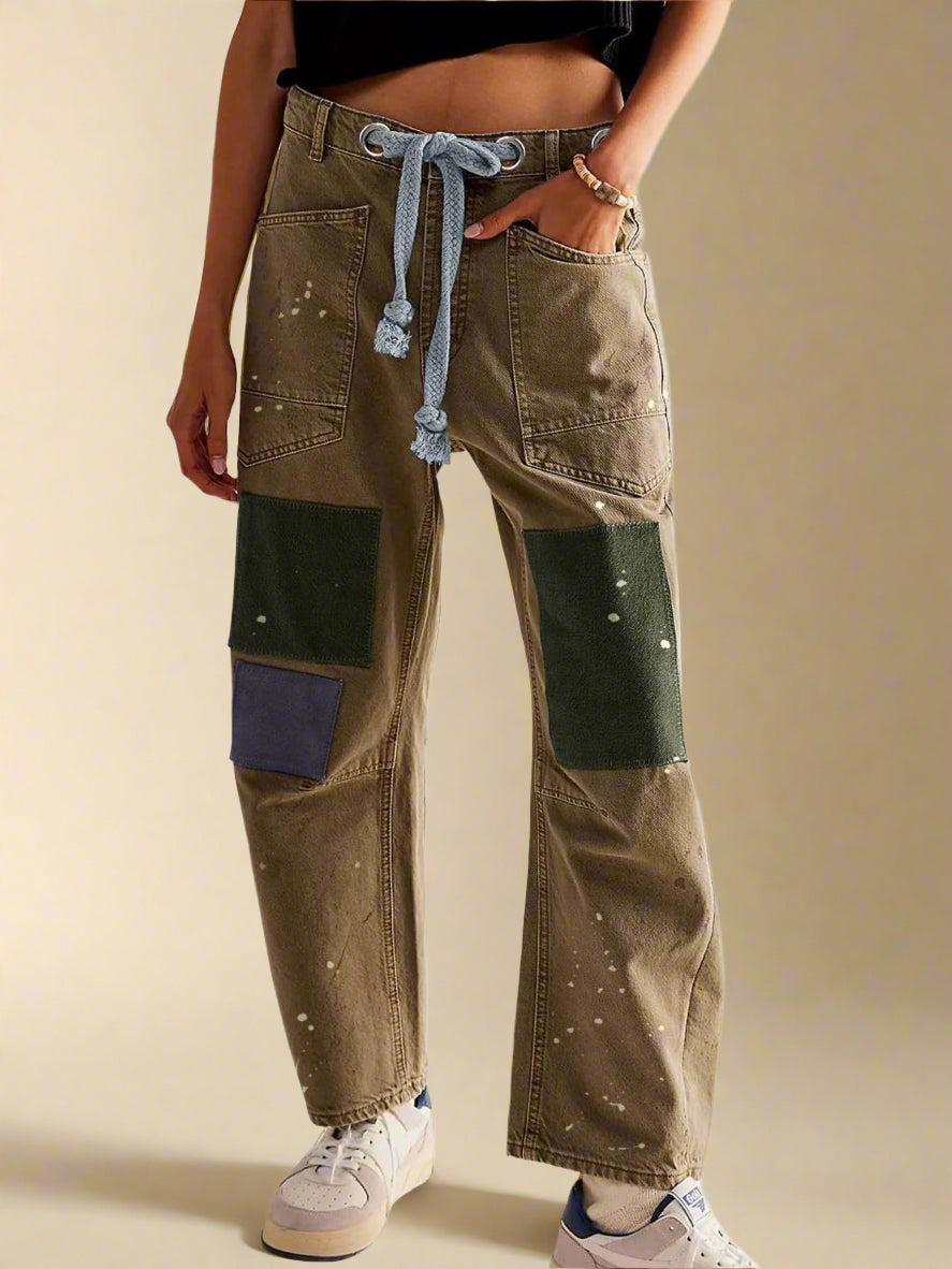 Rhea | Boho-Inspired Patchwork Pants