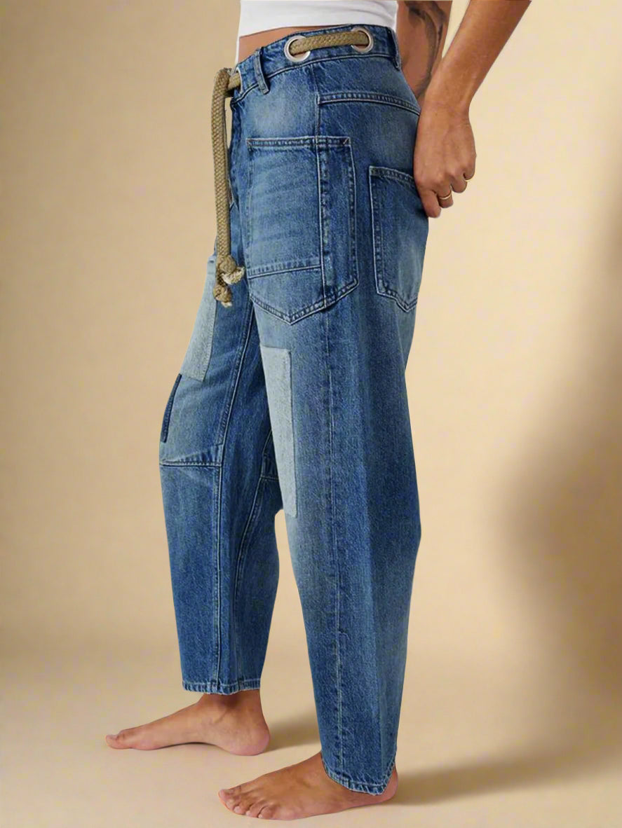Rhea | Boho-Inspired Patchwork Pants