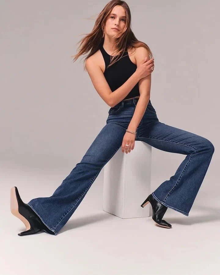 Cerise | Ultra High-Waist Stretch Flare Jeans