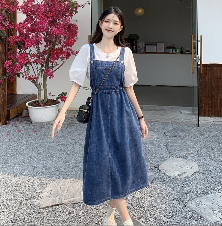 Solene | Chic & Stylish Denim Maxi Dress