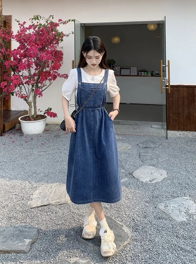 Solene | Chic & Stylish Denim Maxi Dress