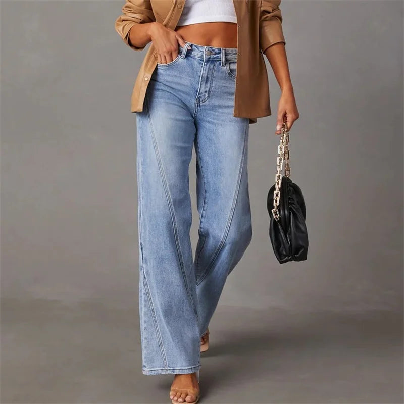 Selene | Elegant High-Rise Flared Jeans