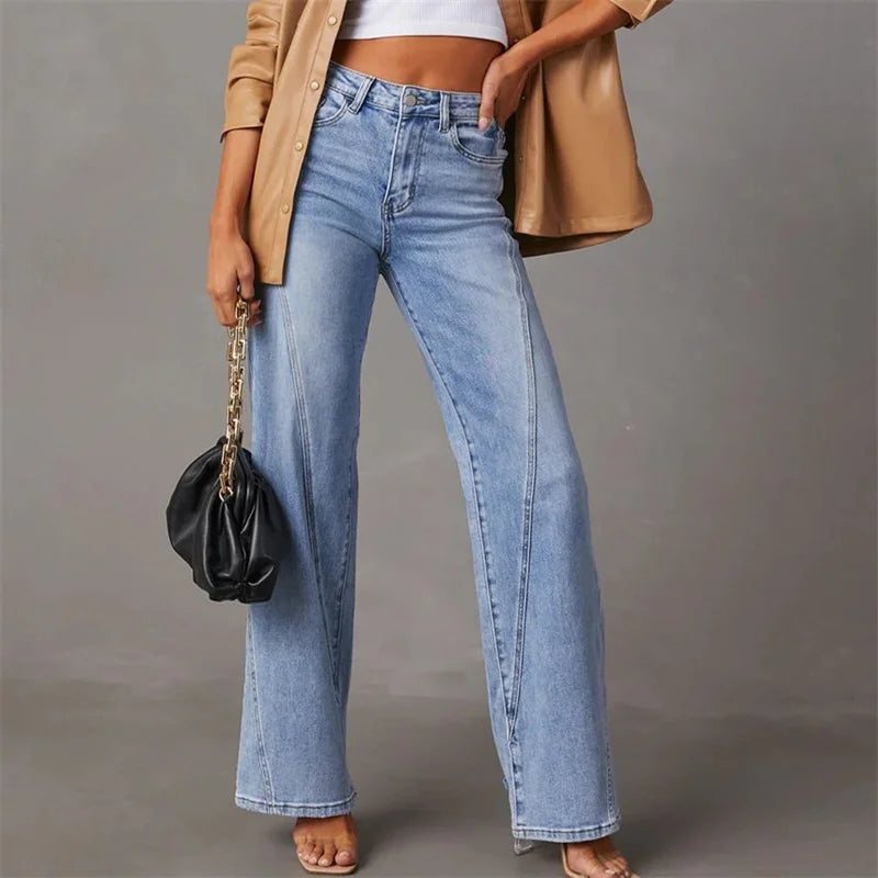 Selene | Elegant High-Rise Flared Jeans