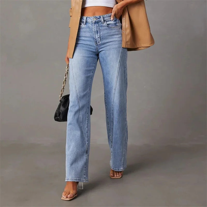 Selene | Elegant High-Rise Flared Jeans