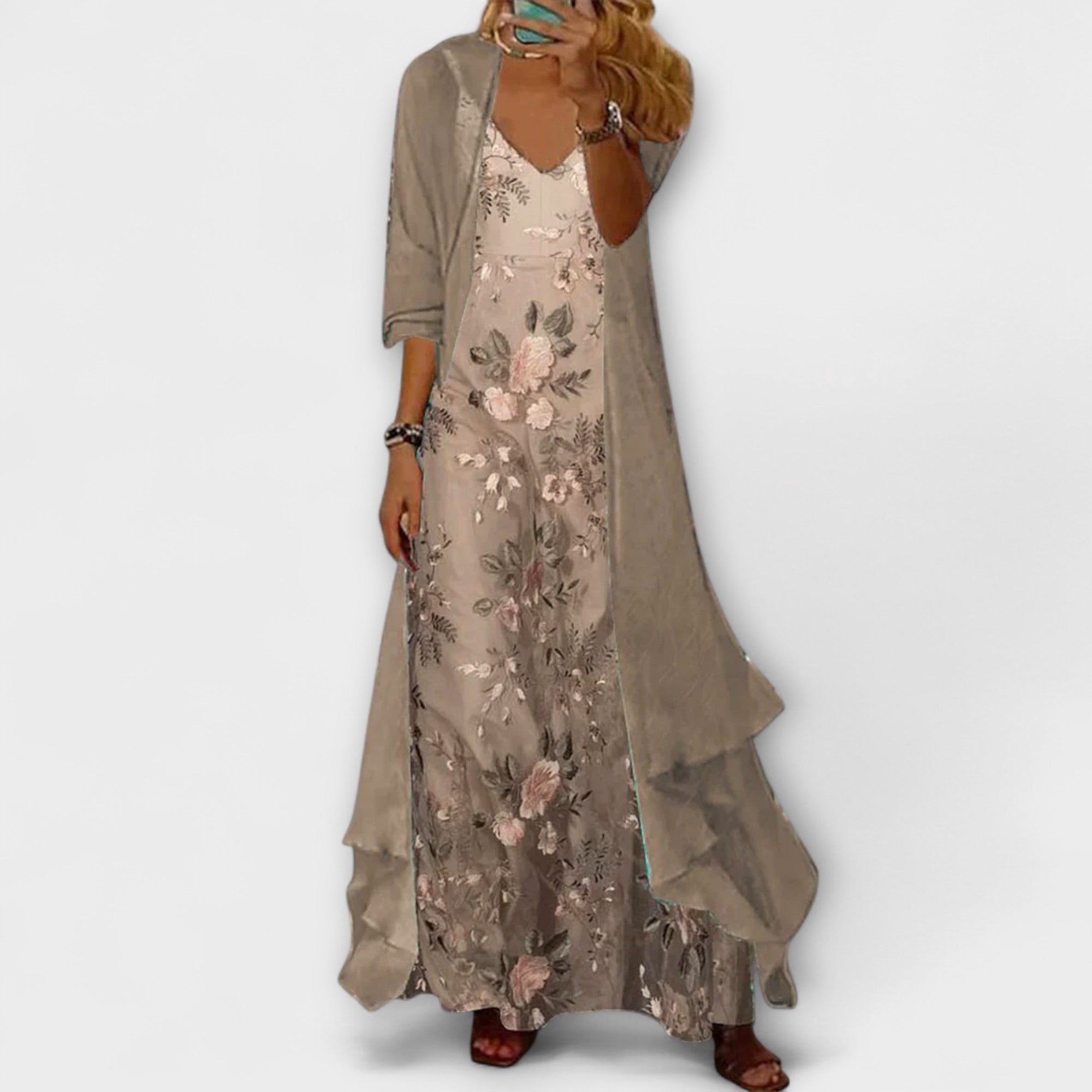 Mara - Maxi Dress and Jacket Set (2-Piece)