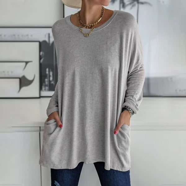 Aluna | Relaxed Long Sleeve Top
