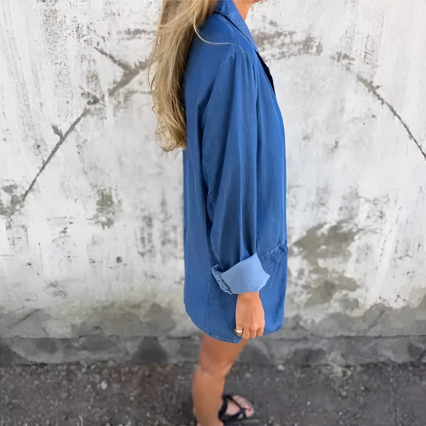 Nerina | Effortlessly Cool Relaxed Denim Blazer