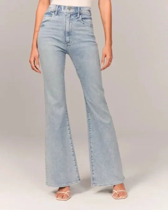 Cerise | Ultra High-Waist Stretch Flare Jeans