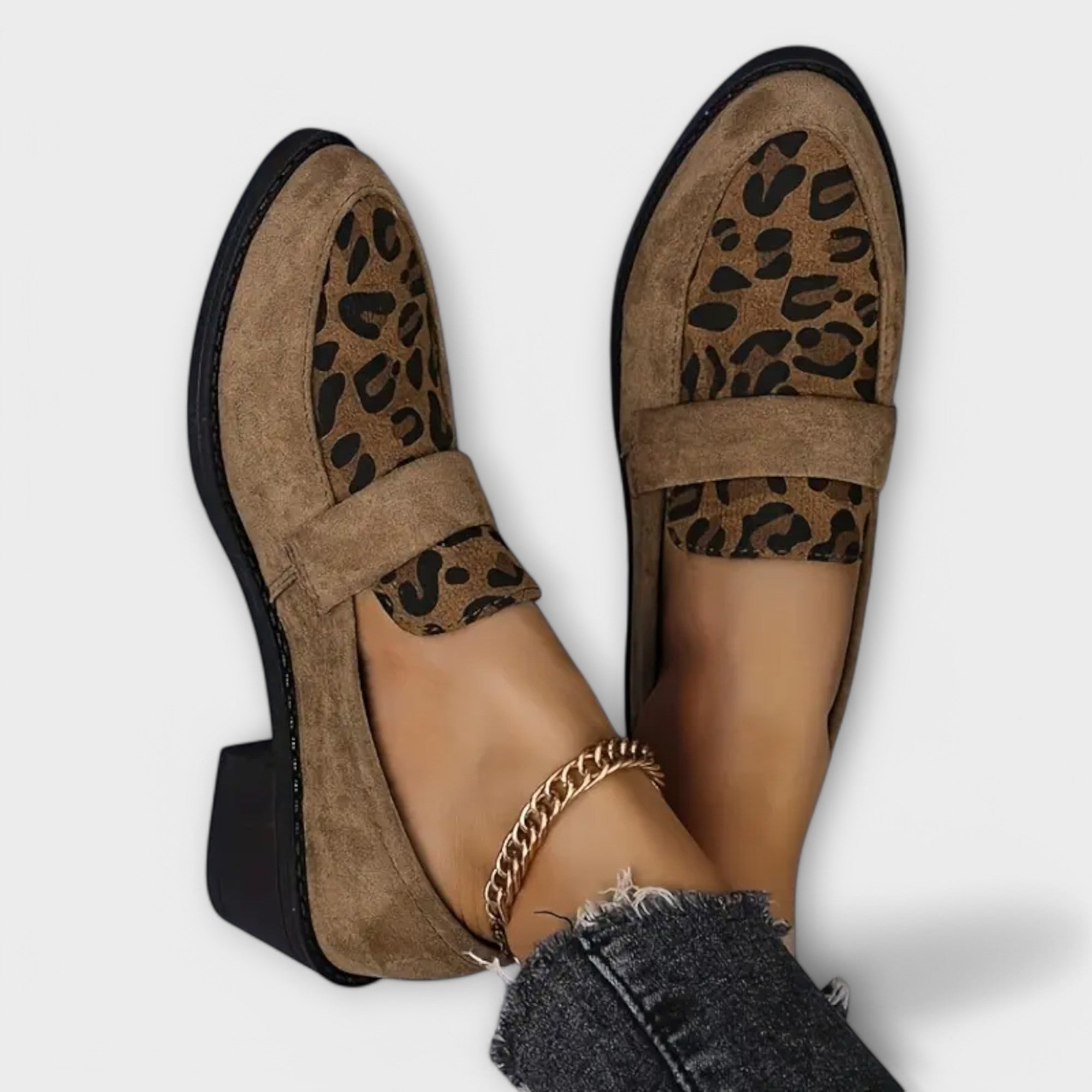 Gina | Elegant Women's Shoes with Leopard Print