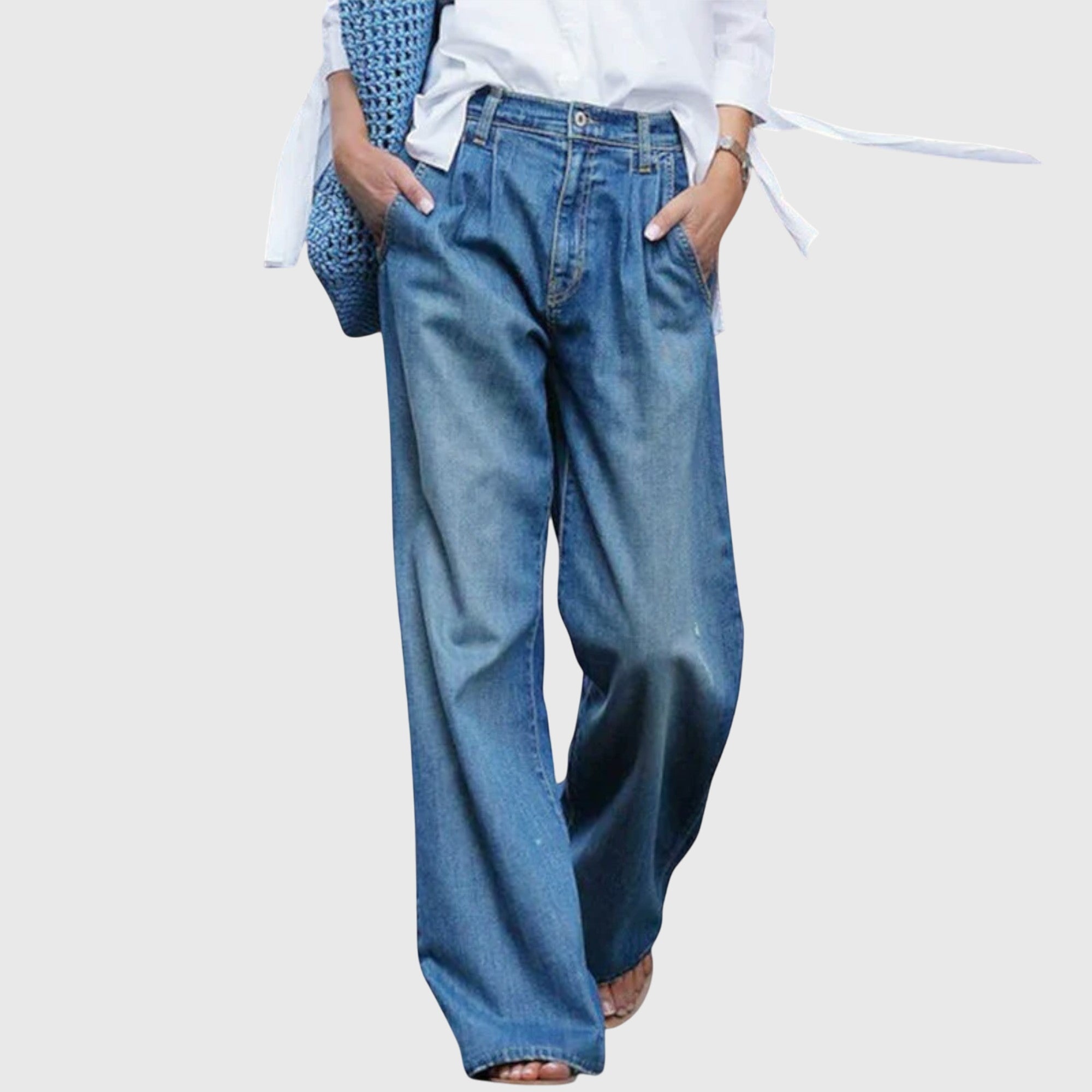 Kaia | High-Quality Wide-Leg Denim Jeans
