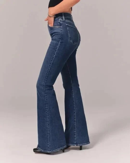 Cerise | Ultra High-Waist Stretch Flare Jeans