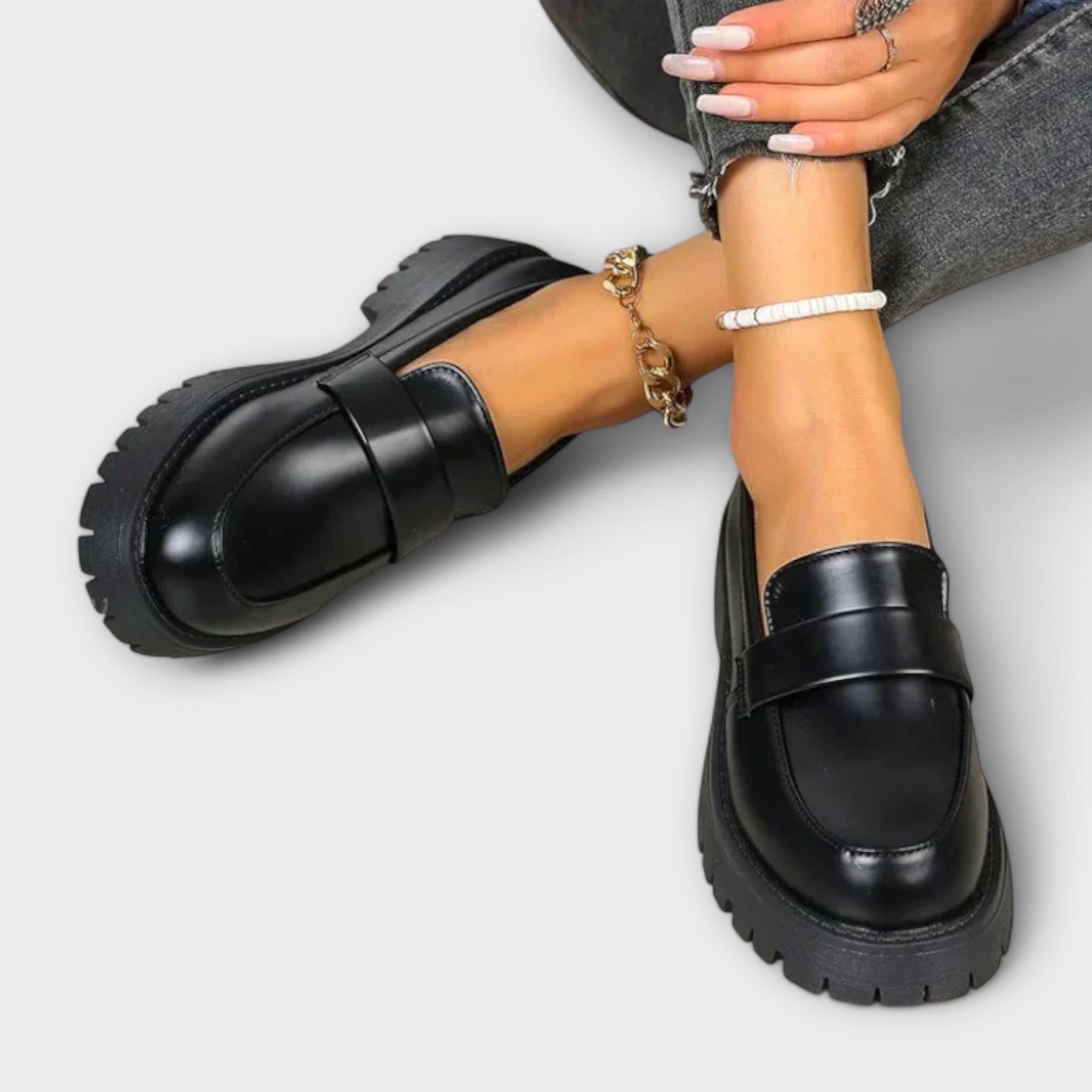 Women's Orthopedic Moccasins with Wedge Heels