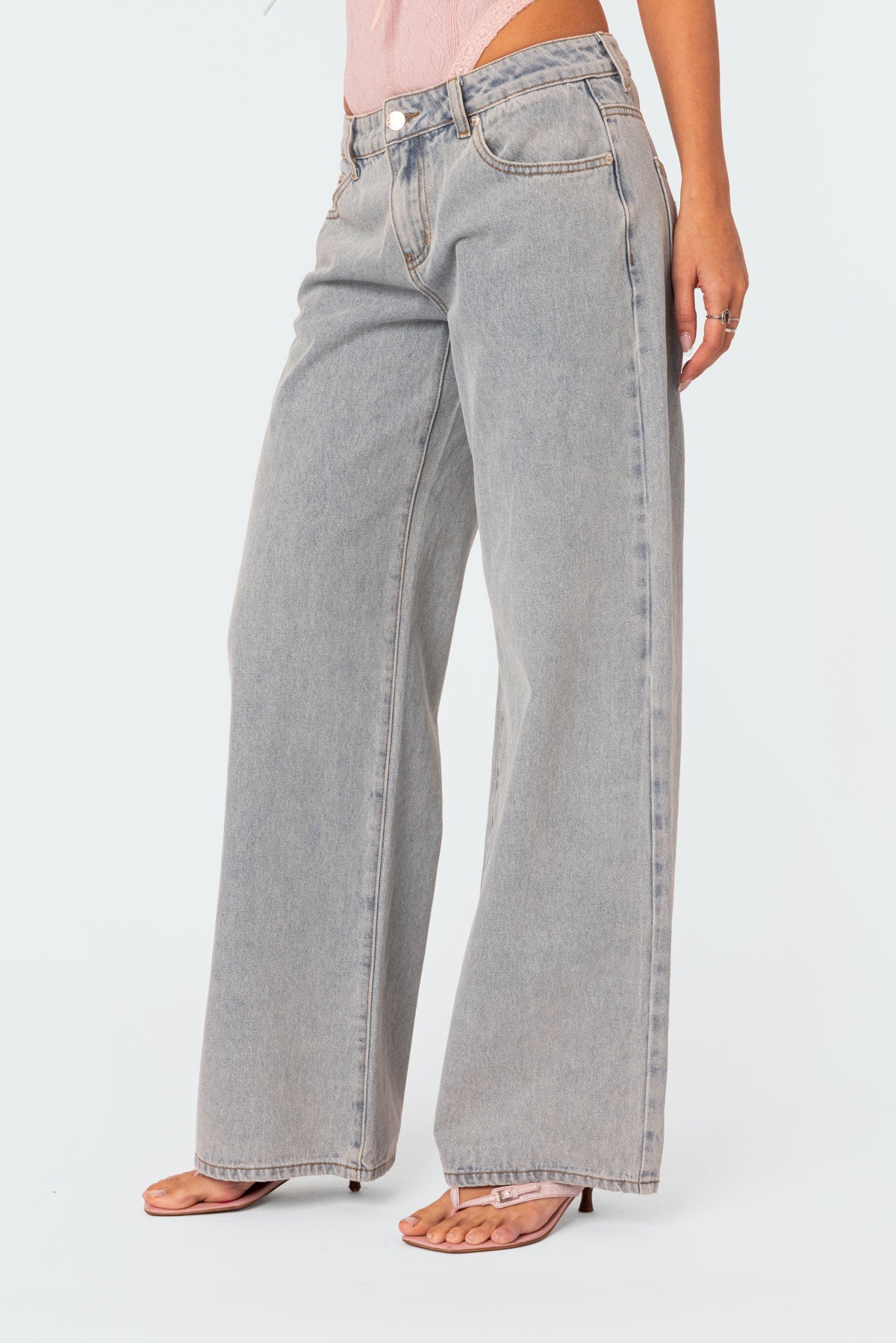 Verity | Signature High-Waist Jeans with Bow Tie Detail