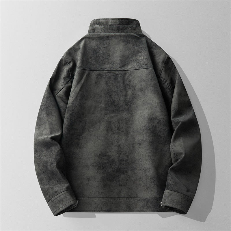 Suede Aviator Jacket