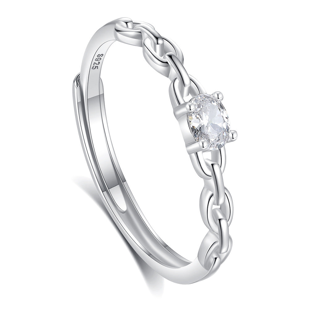 Rosetta Alberti Ring | White Gold