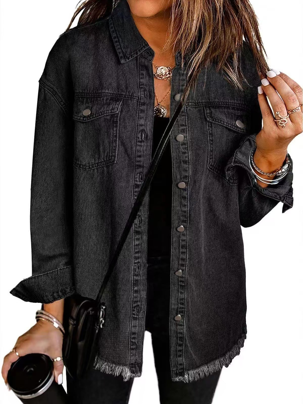 NORTHLINE STUDIO | DISTRESSED DENIM SHIRT