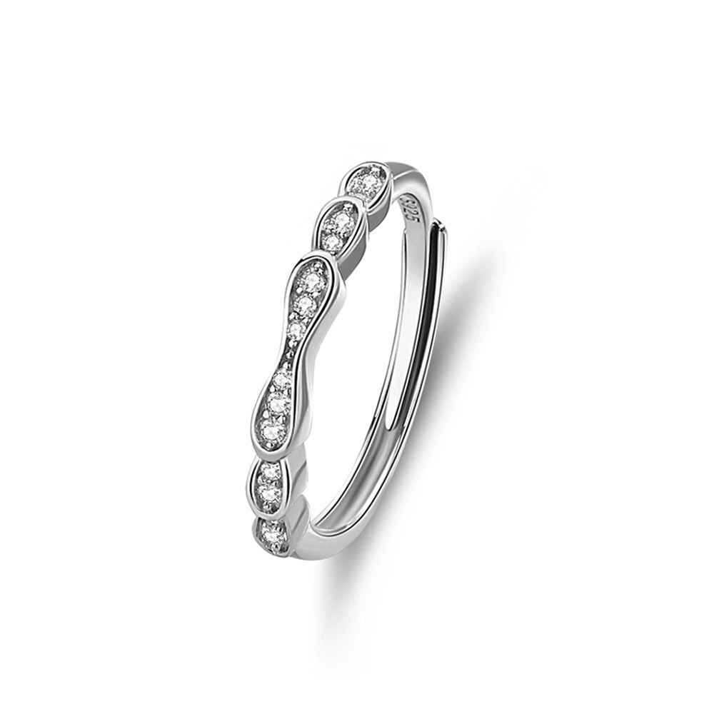 Viola Bianchi Ring | White Gold