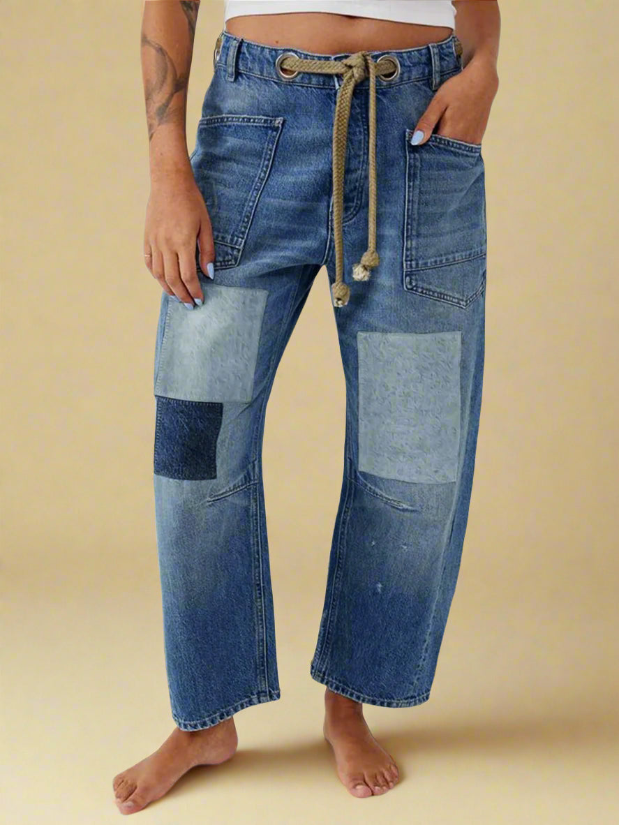 Rhea | Boho-Inspired Patchwork Pants