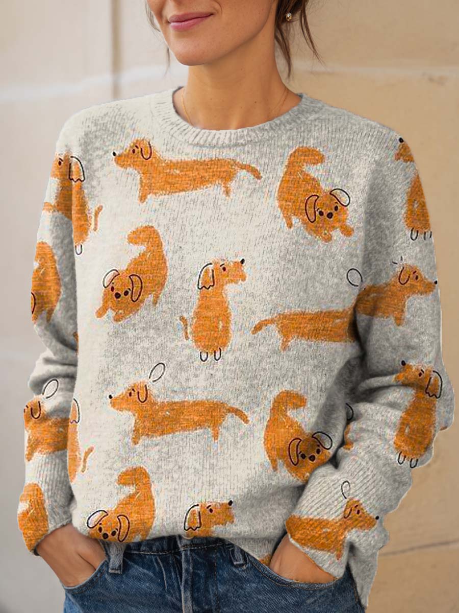 Bailey | Dog Embroidered Sweater