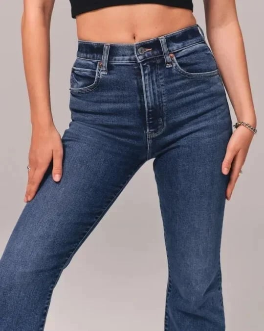Cerise | Ultra High-Waist Stretch Flare Jeans