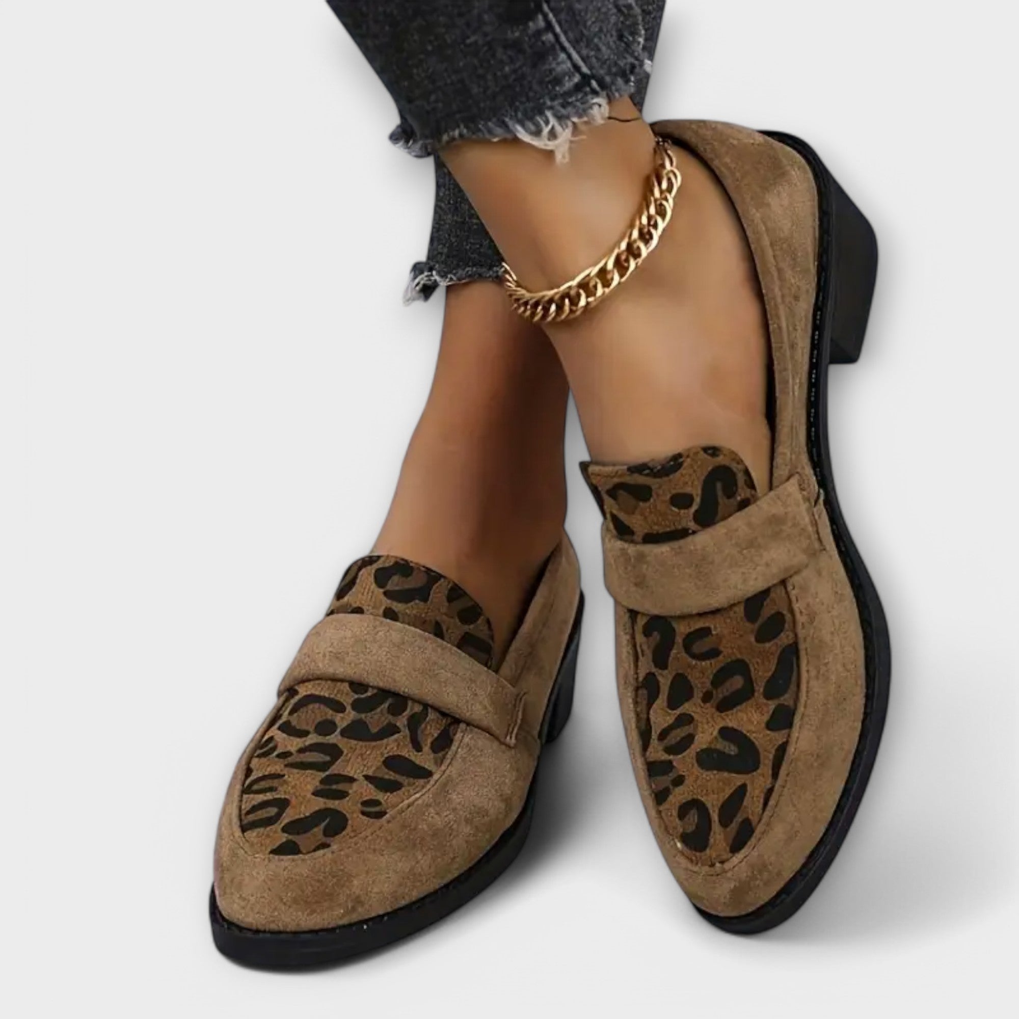 Gina | Elegant Women's Shoes with Leopard Print
