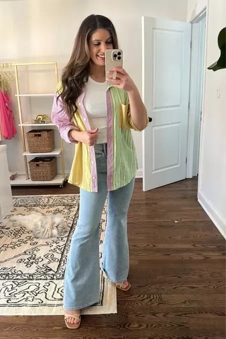 Cerise | Ultra High-Waist Stretch Flare Jeans