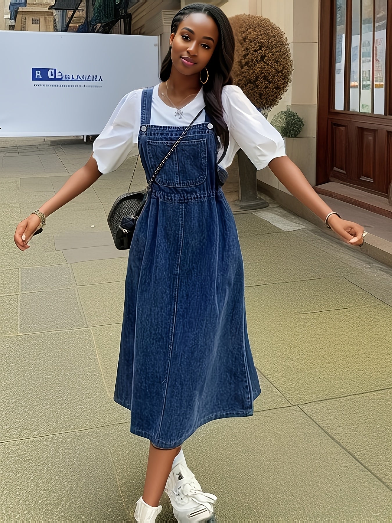 Solene | Chic & Stylish Denim Maxi Dress