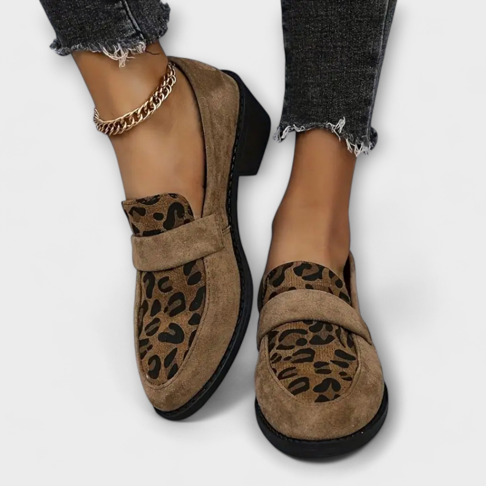 Gina | Elegant Women's Shoes with Leopard Print
