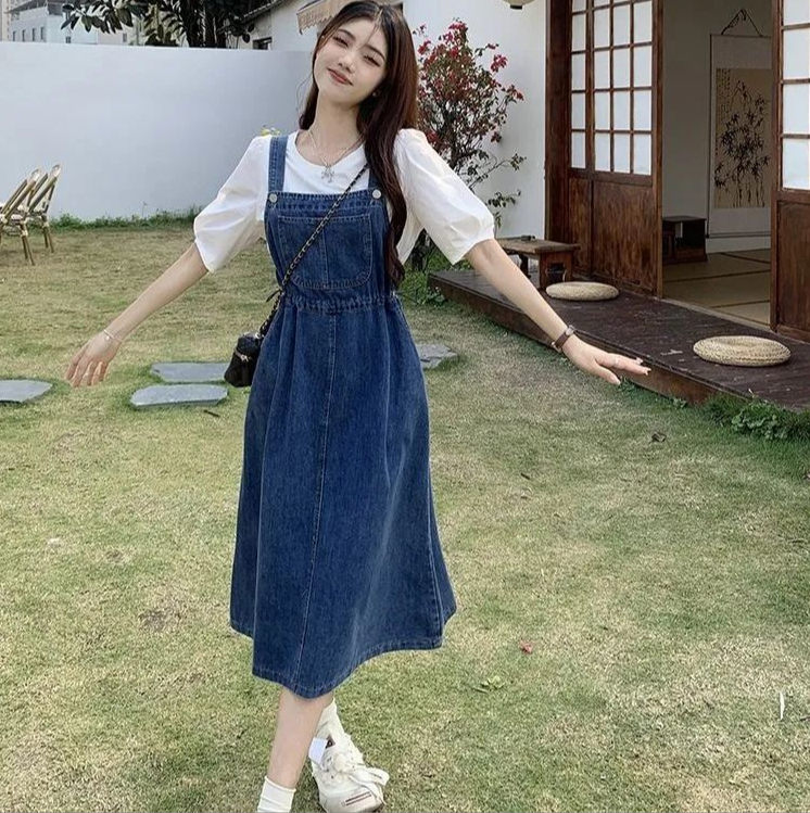 Solene | Chic & Stylish Denim Maxi Dress