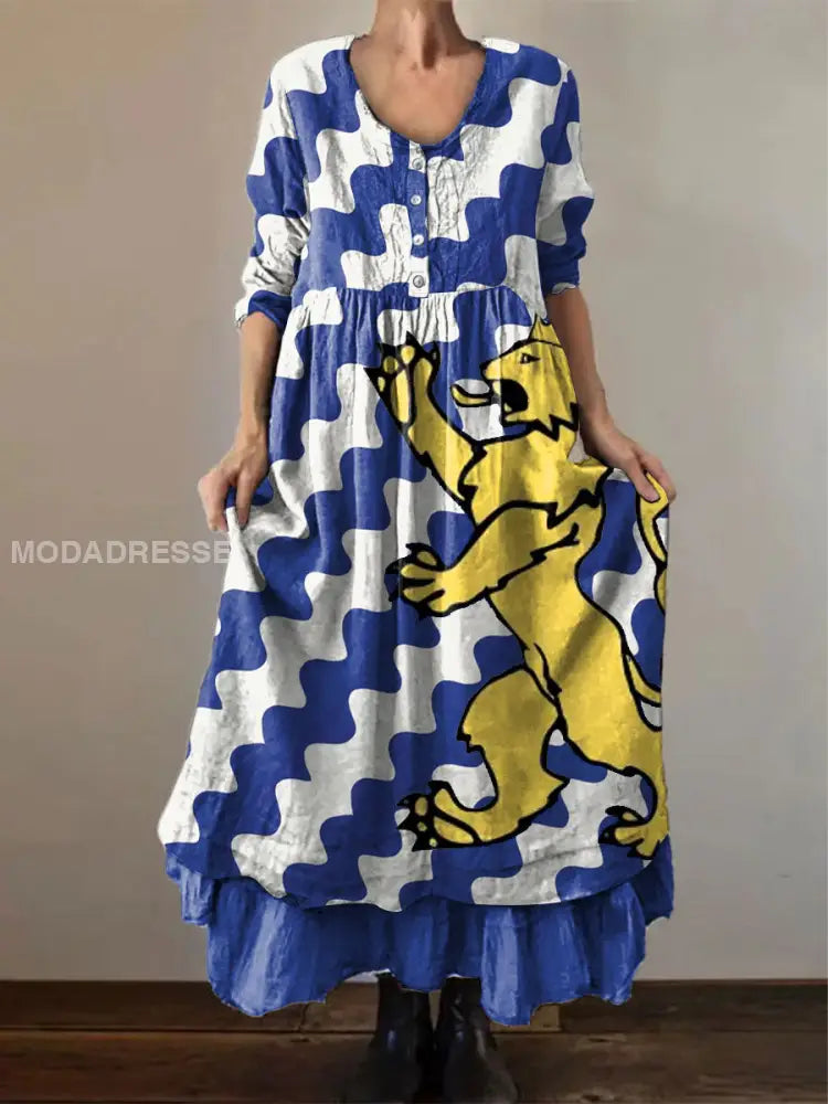 Dress for women Sweden Printed