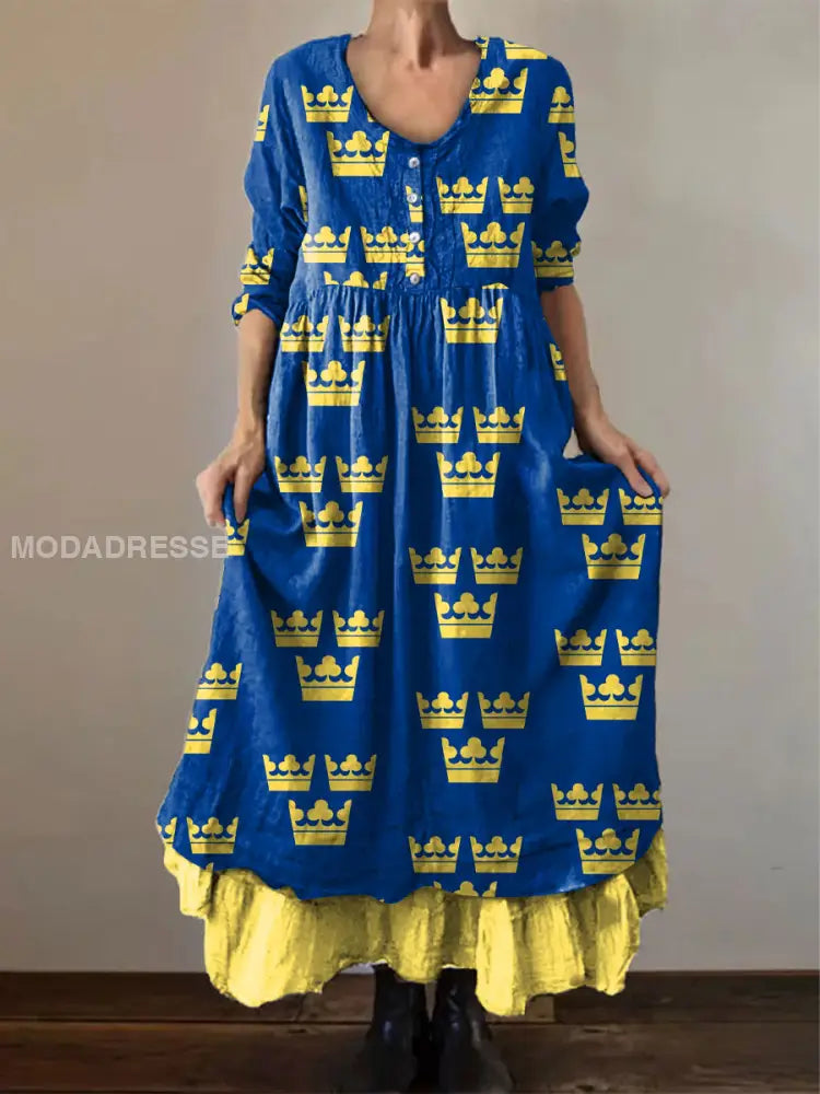 Dress for women Sweden Printed