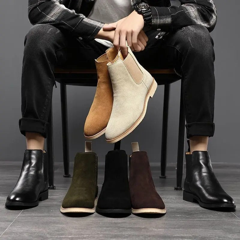 Bradley | Suede Chelsea boots