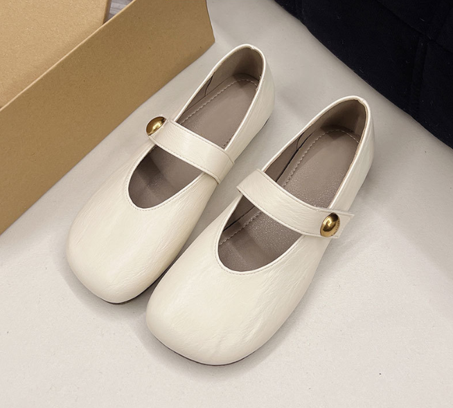 Solenza™| Irene Leather Mary Janes